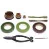 Floral Arrangement Kit, 10 Pieces Flower Tools Include Flower Kenzan, Correcting Tool, Floral Tape, Iron Wire and Scissor, Flower Arrangement Decoration Fixing Tool Set view 1