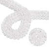 122Pcs(2 Strand/Set) 6mm Clear Crackle Quartz Crystals Natural Stone Beads Round Gemstone Genuine Real Stone Loose for DIY Bracelet Jewelry String Making view 1