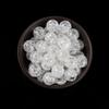 122Pcs(2 Strand/Set) 6mm Clear Crackle Quartz Crystals Natural Stone Beads Round Gemstone Genuine Real Stone Loose for DIY Bracelet Jewelry String Making view 3