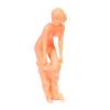 Aosekaa 1/64 Scale Figure Miniatures Architectural Resin Scenes Train Model People Character Doll for Layout DIY Projects Accessories Architectural, A Girl in Jeans view 1
