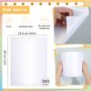 300 Sheets White Shimmer Cardstock 8.5 x 11 Inch Certificate Paper Card Stock, 250gsm/92lb Double Sided Printer Paper Pearlescent Paper for Invitations, Certificates, Crafts, DIY Cards view 2