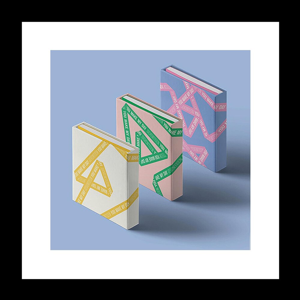 SEVENTEEN You Make My Day 5th Mini Reissue Album CD+Photobook+Lyrics+Lenticular card+Photocard+Tracking Sealed SVT (MEET Version)