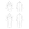Vogue Men's Loose-Fitting Lined Coat Sewing Pattern Kit, Design Code V1976, Sizes 44-46-48-50-52 view 3