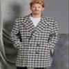Vogue Men's Loose-Fitting Lined Coat Sewing Pattern Kit, Design Code V1976, Sizes 44-46-48-50-52 view 4