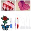 QANYEGN Pch Needle Set, Embroidery Stitching Craft Tool with TPR Handle, Suitable for Sewing and Threading view 4