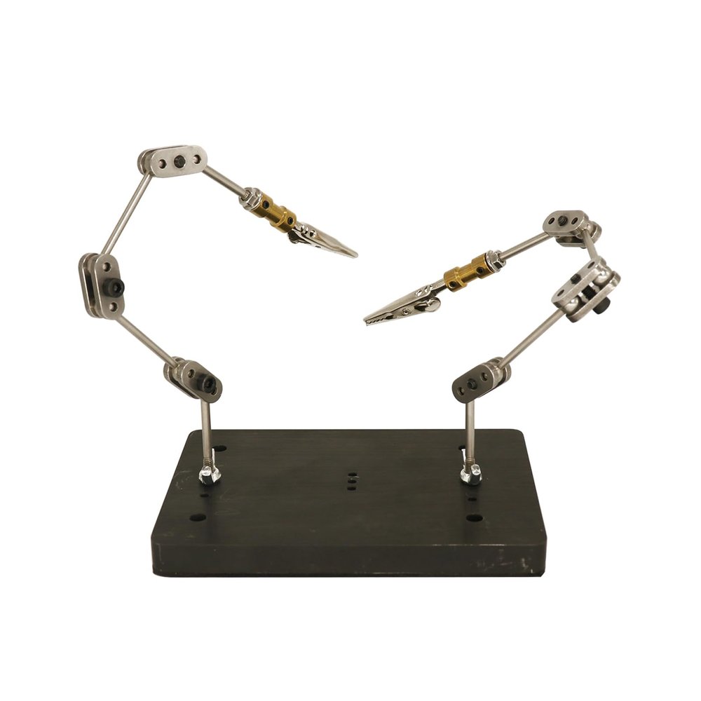 BAIYITONGDA Armature Rigging System for Stop Motion Animation,Stainless Steel Rig Arm,DIY Stop Motion Armature Kits,Support Your Character's Movement,Arm Length 32cm,Arm Bearing 1000g