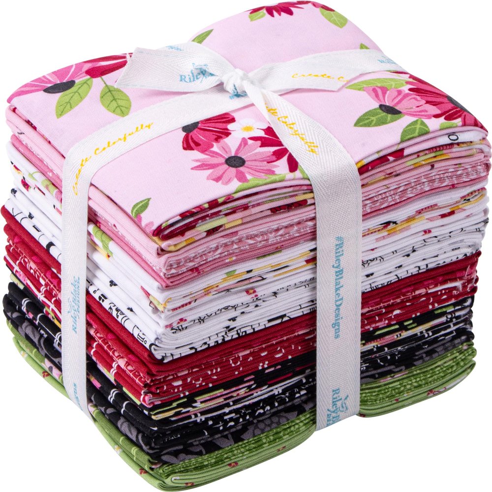 Jill Finley Flour & Flower 25 Fat Quarters Riley Blake Designs FQ-14010-25