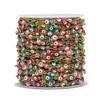 HZLXF1 1 Meter Stainless Steel Chains Necklaces Bracelets Components DIY Jewelry Making Accessories Supplies (Color : Gold Colorful) view 1