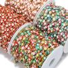 HZLXF1 1 Meter Stainless Steel Chains Necklaces Bracelets Components DIY Jewelry Making Accessories Supplies (Color : Gold Colorful) view 2