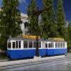 KATO N Gauge Maitram Classic BLUE 14-806-1 Train Model Train view 2