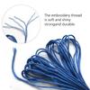Gnognauq 30 Skeins Embroidery Threads Embroidery Floss for Friendship Bracelet String Cross Stitch DIY String Art (Blue) view 2