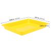ZEONHEI 20 Pack Plastic Art and Crafts Trays, Multicolor Stackable Plastic Activity Trays for Beads, Painting, DIY Projects,11 x 8.3 x 1.2 Inch view 2