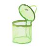 PATIKIL Yarn Storage Bag, Portable Crochet Knitting Bag Case Skein Ball Holder Mesh Basket Organizer Crocheting Tote for Sewing Craft Projects, Green view 3