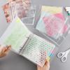 Clear Stamps Storage Embossing Folder Cookie Stencil Storage Binder Cover fit Storage Pockets,Cardstock, The Distance Between The Storage Folder Organizer 2 Holes is 3 inches view 4