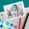 Spellbinders RSC-007 Mouse Mail Cling Rubber Stamp Set view 3