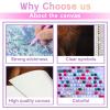 DIY Diamond Painting Kits for Adults, Cute Somali cat Round Full Drill 5D Diamonds Gem Art Drill Home Decoration Kits and Room Wall Decor 12x16 inch view 4