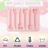 NEETUE 6 Pcs Crayon Molds 3D Crayon Silicone Mold Assorted Reusable Crayons Recycling Mold DIY Gift Animals Double Tipped Flower vegetables and Fruits Theme (Silicone) view 3
