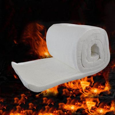 EMENAR Ceramic Fiber Insulating Blanket, Temperature 1260Celsius Fiber Insulation Blanket Fireproof Insulation,for Kilns, Ovens, Furnaces, Forges, Stoves and More (Color : 0.61x1m 1cm)