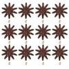 12PCS Flower Rhinestone Conchos Crystal Leathercraft With Screws Back, Pretty Bling for Dressing up Leather Bags, Saddles, Accessories (Color F) view 1