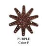 12PCS Flower Rhinestone Conchos Crystal Leathercraft With Screws Back, Pretty Bling for Dressing up Leather Bags, Saddles, Accessories (Color F) view 2