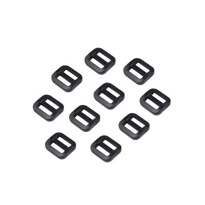 Baitoo Tri glide Slider,Heavy Duty Plastic Tri Glide Slide Buckle Strap sliders Adjusters for Backpack Strap Belt (3/8"(10mm) - 10pieces)