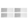 4 Pcs Embossing Folders, Multifunctional DIY Craft Plastic Embossing Template Folders for Embossing Machine(14.8 x 10.5cm) view 1