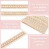 DELORIGIN 12.58 Yards (11.5m) Gimp Braid Trim Polyester Lace Ribbon Decorative Upholstery Trim Braided Lace Woven Trim for Costume DIY Crafts Sewing Upholstery Curtain Slipcover, Beige view 3