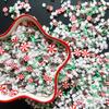 EHOPE Fake Sprinkles Fake Christmas Sprinkles Fake Candy Sprinkles Clay Sprinkles Polymer Sprinkles Polymer Clay Slices for Nail Art DIY Crafts Cake Phone(40G-Snowflake+Red Candy-46 view 2
