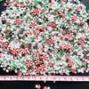 EHOPE Fake Sprinkles Fake Christmas Sprinkles Fake Candy Sprinkles Clay Sprinkles Polymer Sprinkles Polymer Clay Slices for Nail Art DIY Crafts Cake Phone(40G-Snowflake+Red Candy-46 view 4