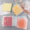 BAOFALI 111 Pages1Sets 6x6 Cookie Stencil Storage Binder Die Cut and Stamp Storage Folder Baking Stencil Organizer Scrapbooking Cutting Dies Stencil Storage Book Collections Case view 4