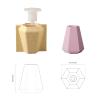 Boowan Nicole Concrete Lampshade Base Silicone Mold Cement Lamp Holder Making Mould for Home and Garden Decor view 2