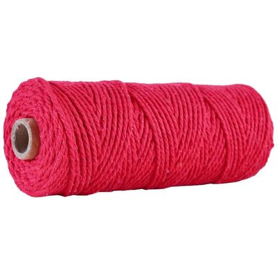 29 Colors 100% Natural Macrame Cotton Cord,2mm x110Yard(100m) Twine String Cord Cotton Twisted Macrame String Cord Rope Thread DIY Home Wedding Decoration Supply