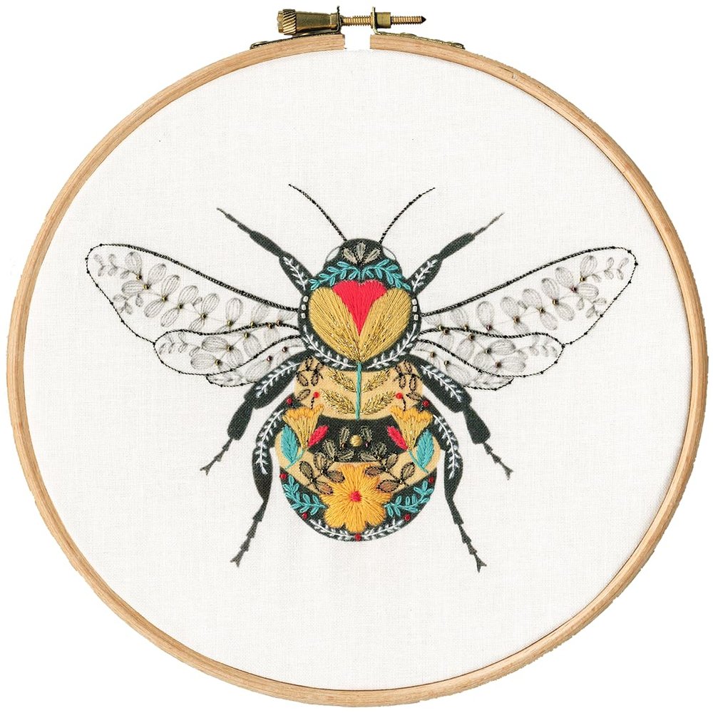 Pollen Embroidery Kit by Ally Gore - Dragonfly