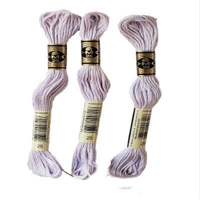 DMC 6-Strand Embroidery Cotton 8.7yd - Ultra Light Lavender - 117-25 - Bundle of 3 Skeins