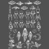 Underglaze Transfers, Ceramic Decals - Space Man (19 x 13 inch) (White) view 1