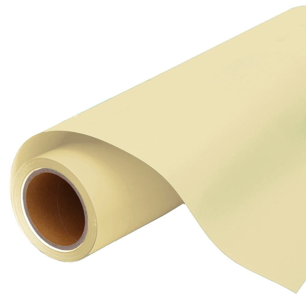 3 Yard x 20" Wide Roll Threadart Beige Heat Transfer Vinyl Film HTV | Solid Color | Compatible with Venture, Explore, and Maker, Silhouette Cameo, & Large Format Cutters