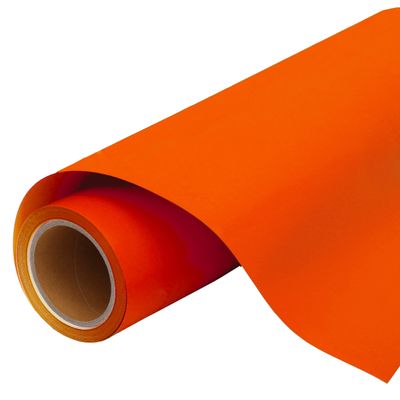 10 Yard x 20" Wide Roll Threadart Red Orange Heat Transfer Vinyl Film HTV | Solid Color | Compatible with Venture, Explore, and Maker, Silhouette Cameo, & Large Format Cutters