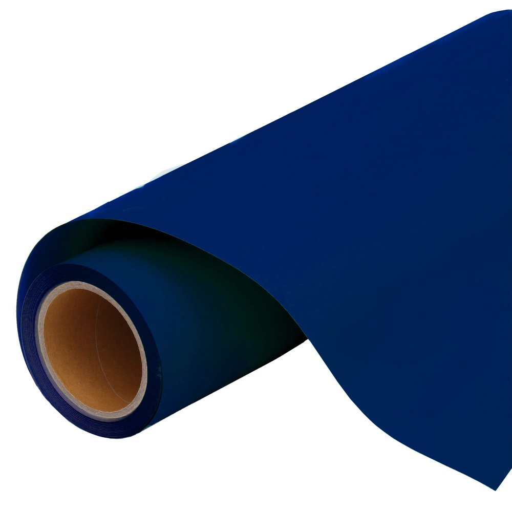 10 Yard x 20" Wide Roll Threadart Royal Blue Heat Transfer Vinyl Film HTV | Solid Color | Compatible with Venture, Explore, and Maker, Silhouette Cameo, & Large Format Cutters
