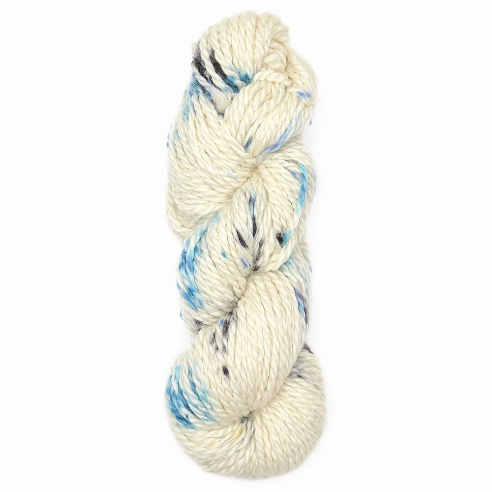 100% Baby Alpaca Yarn Wool 100g Hank Bulky Weight Hand Dyed Made in Peru - Heavenly Soft and Perfect for Knitting and Crocheting (Ivory Bloom, Bulky Hand Dyed - 100g Hank)