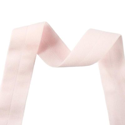 Bristlegrass Elastic Band for Sewing,2 Yard 1" 25mm Powder Pink Knit Elastic Bands High Elastic Cord for Sewing Waistband and Pants Waist (2Y 1" Powder Pink)