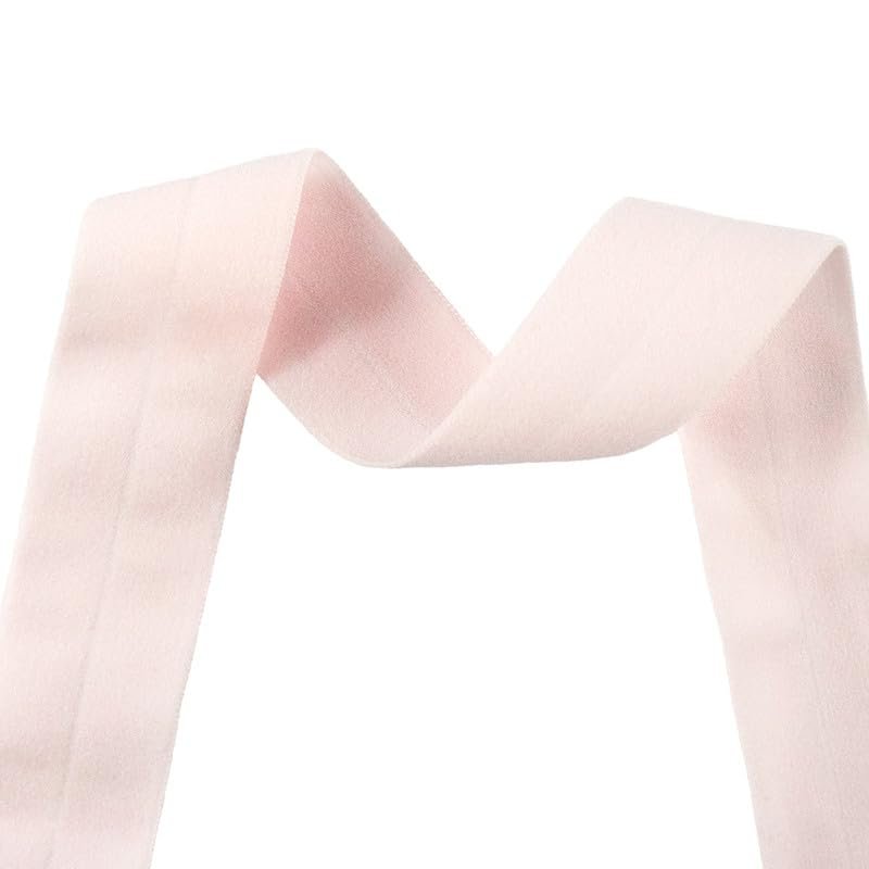 Bristlegrass Elastic Band for Sewing,2 Yard 1" 25mm Powder Pink Knit Elastic Bands High Elastic Cord for Sewing Waistband and Pants Waist (2Y 1" Powder Pink)
