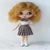 JD738 9-10inch 10-11inch Mid Length Messy Baby Curly Soft Wave Combed Mohair Doll Wig (10-11inch, Ginger Brown #49) view 1