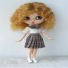 JD738 9-10inch 10-11inch Mid Length Messy Baby Curly Soft Wave Combed Mohair Doll Wig (10-11inch, Ginger Brown #49) view 4