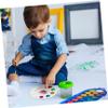 EXCEART 10pcs Paint Set with Nylon Brushes and Palette for Acrylic Oil and Watercolor Painting for Artists and Boys and Girls Includes Practical Color Mixing Tray view 2