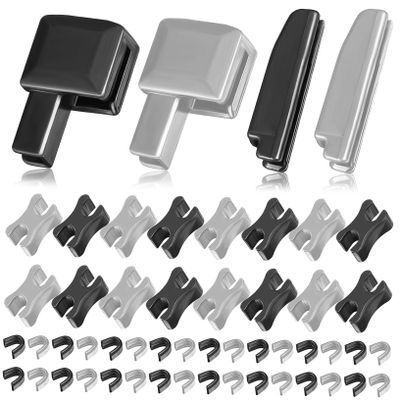 TEHAUX 80pcs Zipper Repair Kit Accessories for Jeans Jackets and Backpacks Easy Installation Multiple and Colors for