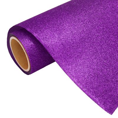 10 Yard x 20" Roll Threadart Glitter Violet Heat Transfer Vinyl Film HTV | Glitter Colors | Compatible Home & Large Format Cutters