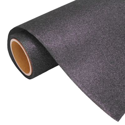 10 Yard x 20" Roll Threadart Glitter Holo Black Heat Transfer Vinyl Film HTV | Glitter Colors | Compatible Home & Large Format Cutters