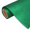 10 Yard x 20" Roll Threadart Glitter Green Heat Transfer Vinyl Film HTV | Glitter Colors | Compatible Home & Large Format Cutters view 1