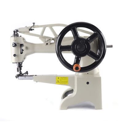 Leather Shoe Sewing Machine, Manual Straight Stitch 500SPM Sewing Speed Industry Leather Shoe Repair Sewing Machine 360 Dgrees Pesser Foot For Sewing Or Repairing Shoes, Boots, Bags, Raincoats (White)