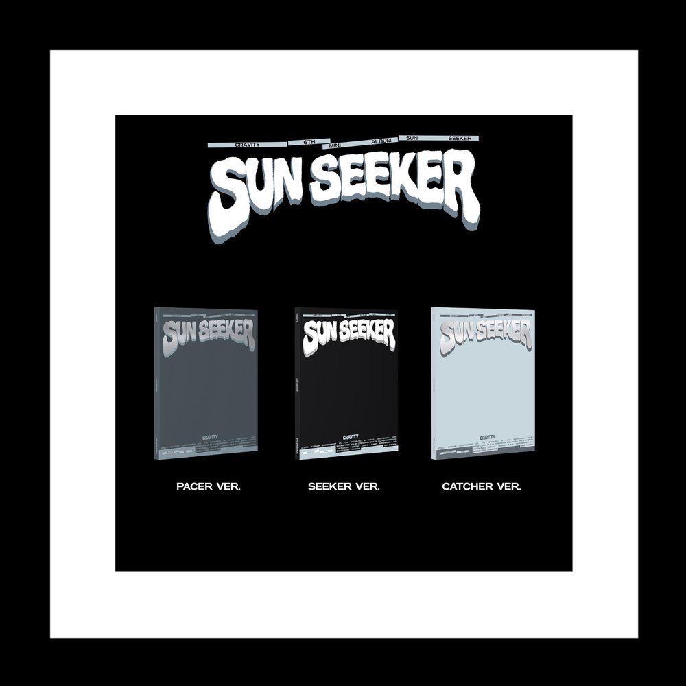 CRAVITY SUN SEEKER 6th Mini Album Contents+Photocard+etc+Tracking Sealed (Standard Version Random Cover)